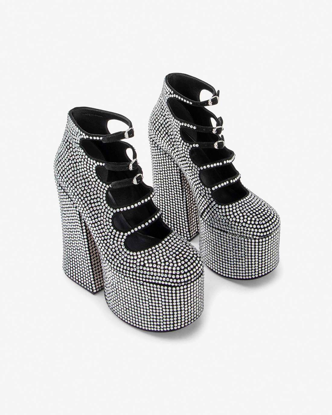 The Rhinestone Kiki Ankle Boot Black/Crystal - Marc Jacobs