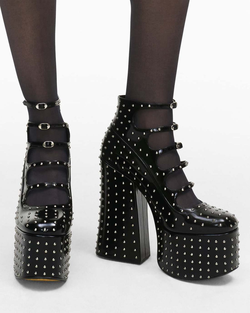 The Glam Studs Kiki Ankle Boot Black - Marc Jacobs
