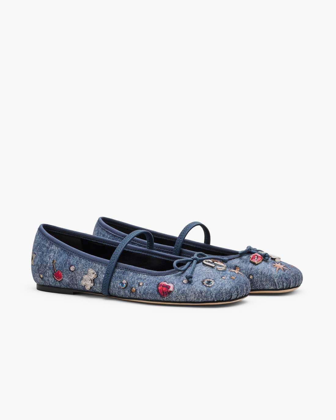 The Trinket Charm Sabrina Ballerina Medium Wash Multi - Marc Jacobs