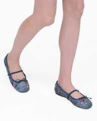 The Trinket Charm Sabrina Ballerina Medium Wash Multi - Marc Jacobs