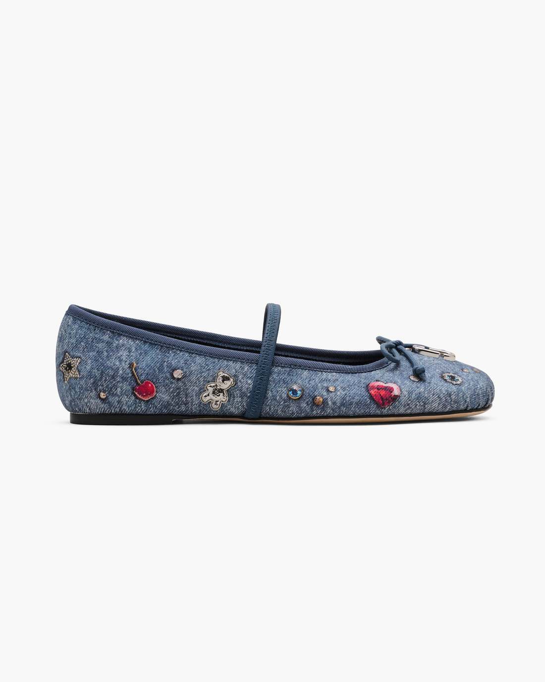 The Trinket Charm Sabrina Ballerina Medium Wash Multi - Marc Jacobs