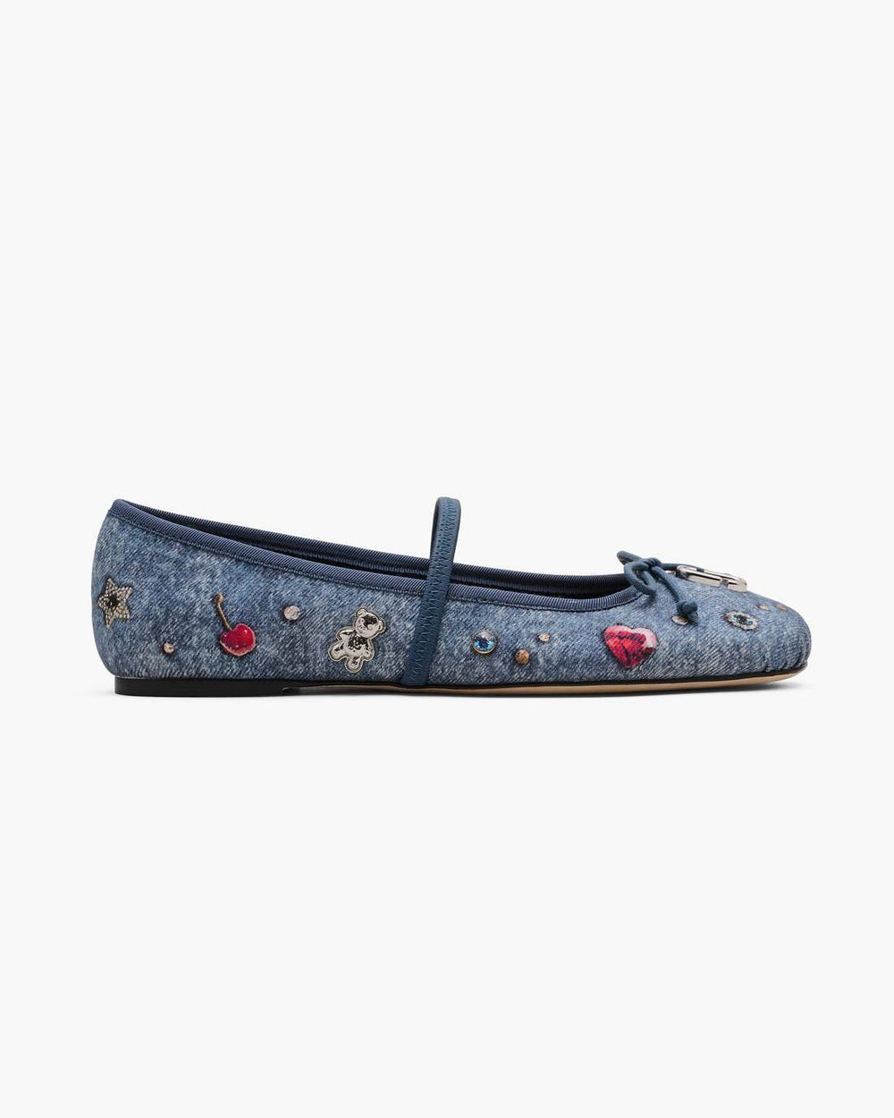 The Trinket Charm Sabrina Ballerina Medium Wash Multi - Marc Jacobs