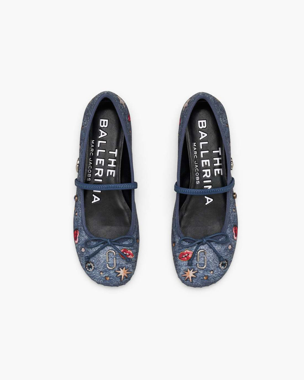 The Trinket Charm Sabrina Ballerina Medium Wash Multi - Marc Jacobs
