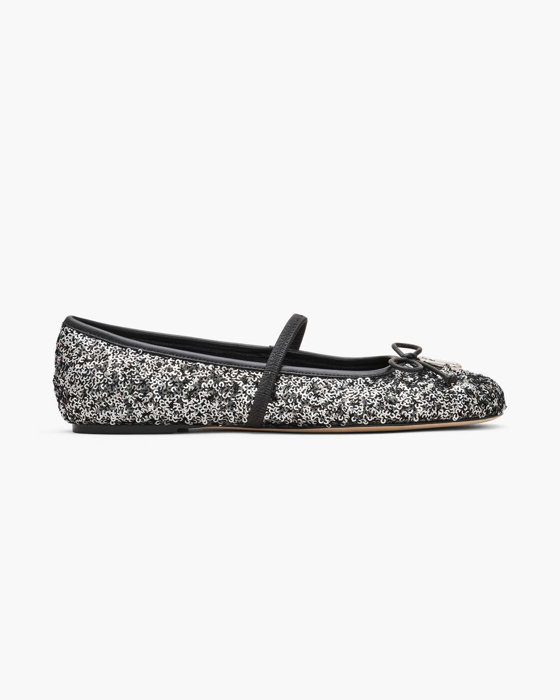 The Sequin Sabrina Ballerina Silver - Marc Jacobs