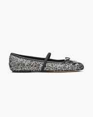 The Sequin Sabrina Ballerina Silver - Marc Jacobs