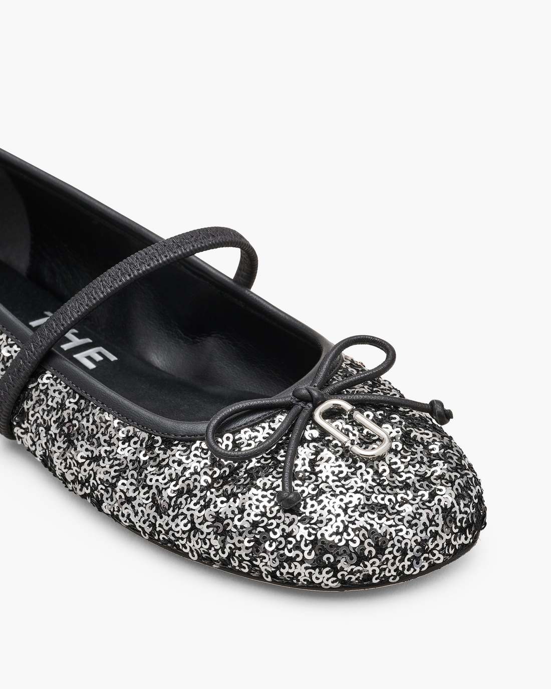 The Sequin Sabrina Ballerina Silver - Marc Jacobs