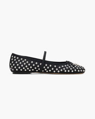 The Studded Sabrina Ballerina Black Multi - Marc Jacobs