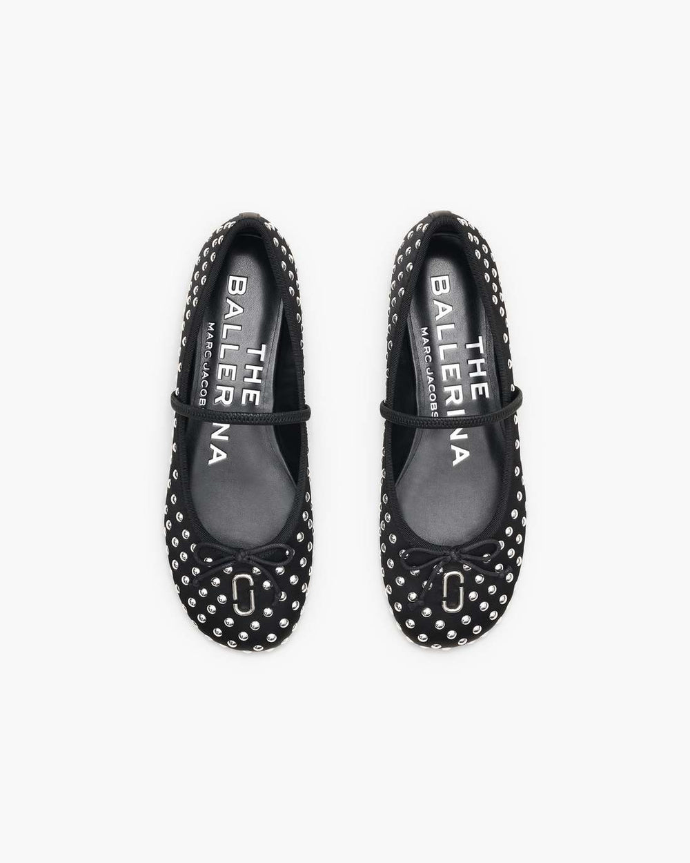 The Studded Sabrina Ballerina Black Multi - Marc Jacobs