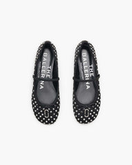 The Studded Sabrina Ballerina Black Multi - Marc Jacobs