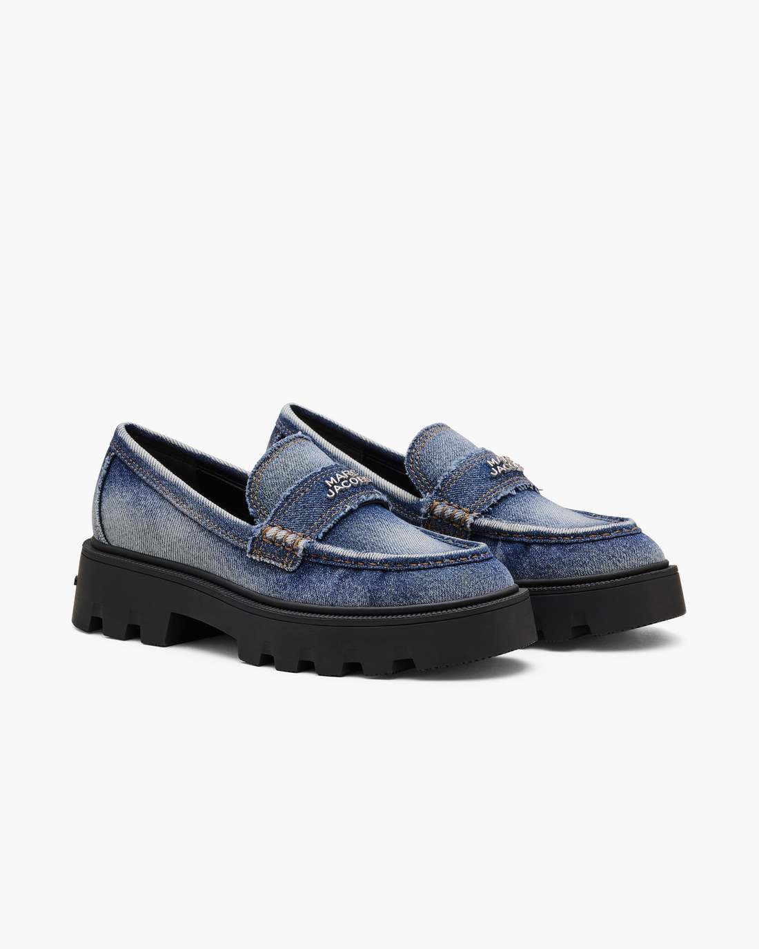 The Faded Denim Frankie Loafer Faded Vintage Indigo - Marc Jacobs