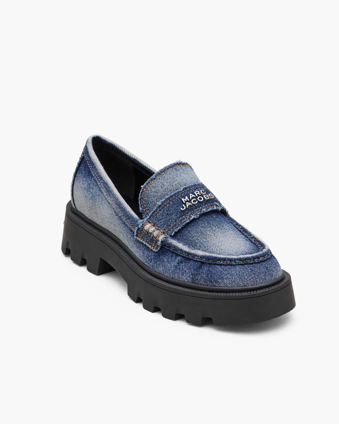 The Faded Denim Frankie Loafer Faded Vintage Indigo - Marc Jacobs