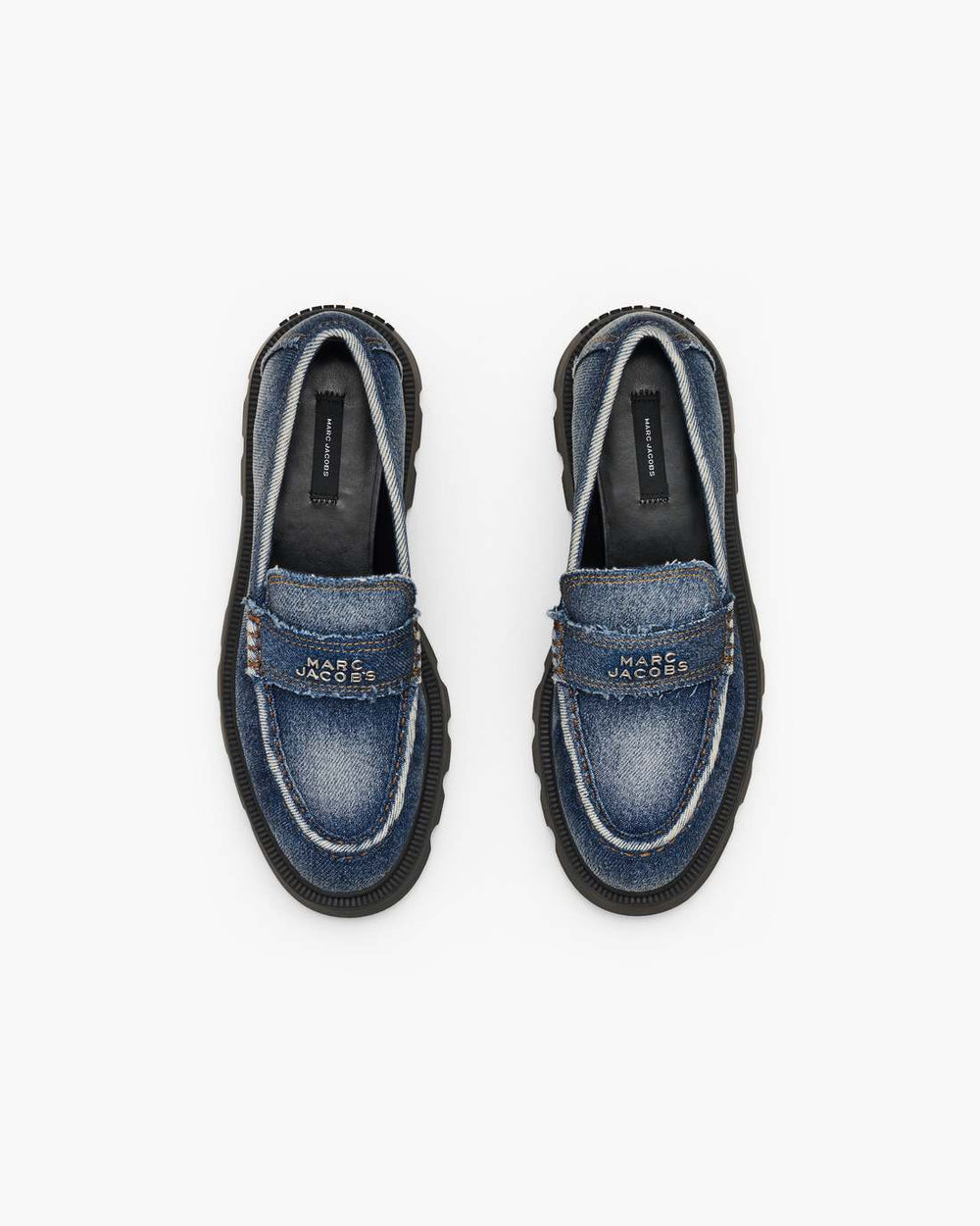 The Faded Denim Frankie Loafer Faded Vintage Indigo - Marc Jacobs