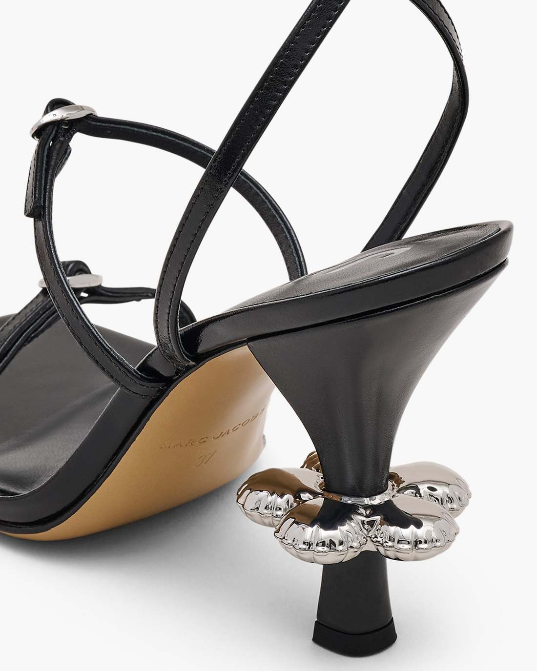 The Daisy Heel Black - Marc Jacobs