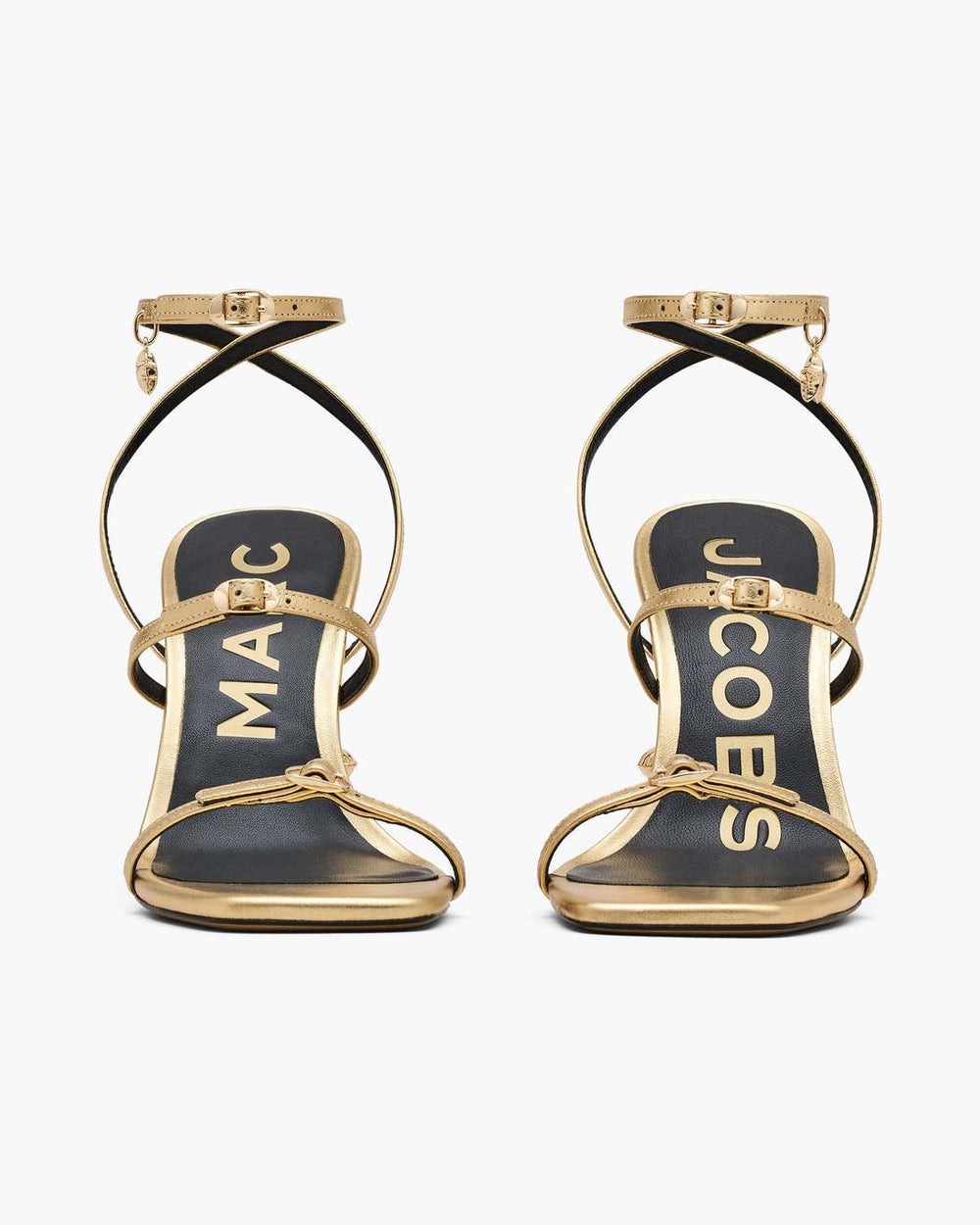 The Metallic Leather Daisy Heel Gold - Marc Jacobs