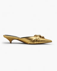 The Emma Kitten Heel Shiny Gold - Marc Jacobs