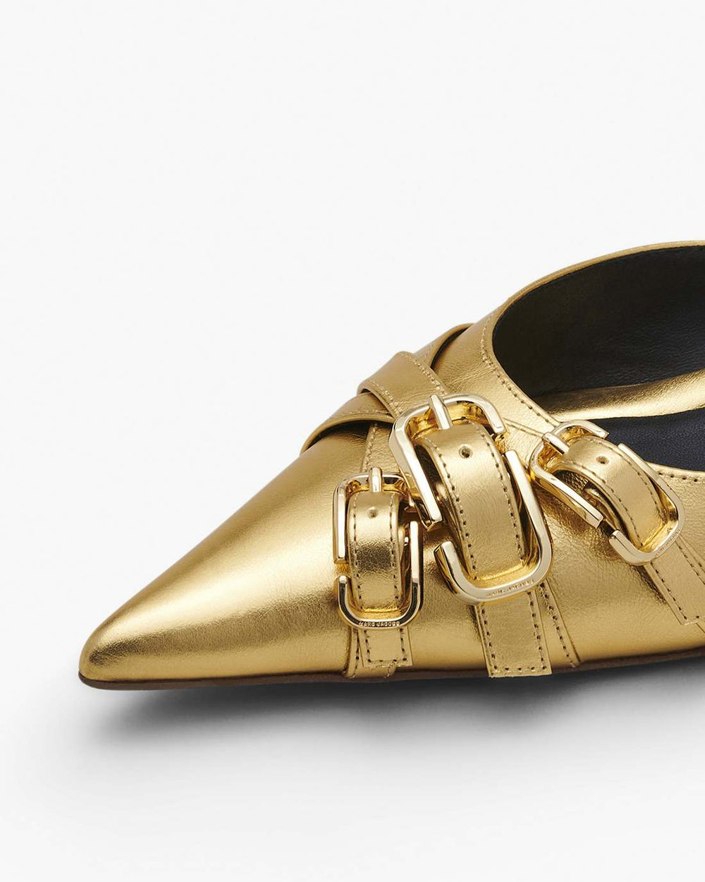 The Emma Kitten Heel Shiny Gold - Marc Jacobs