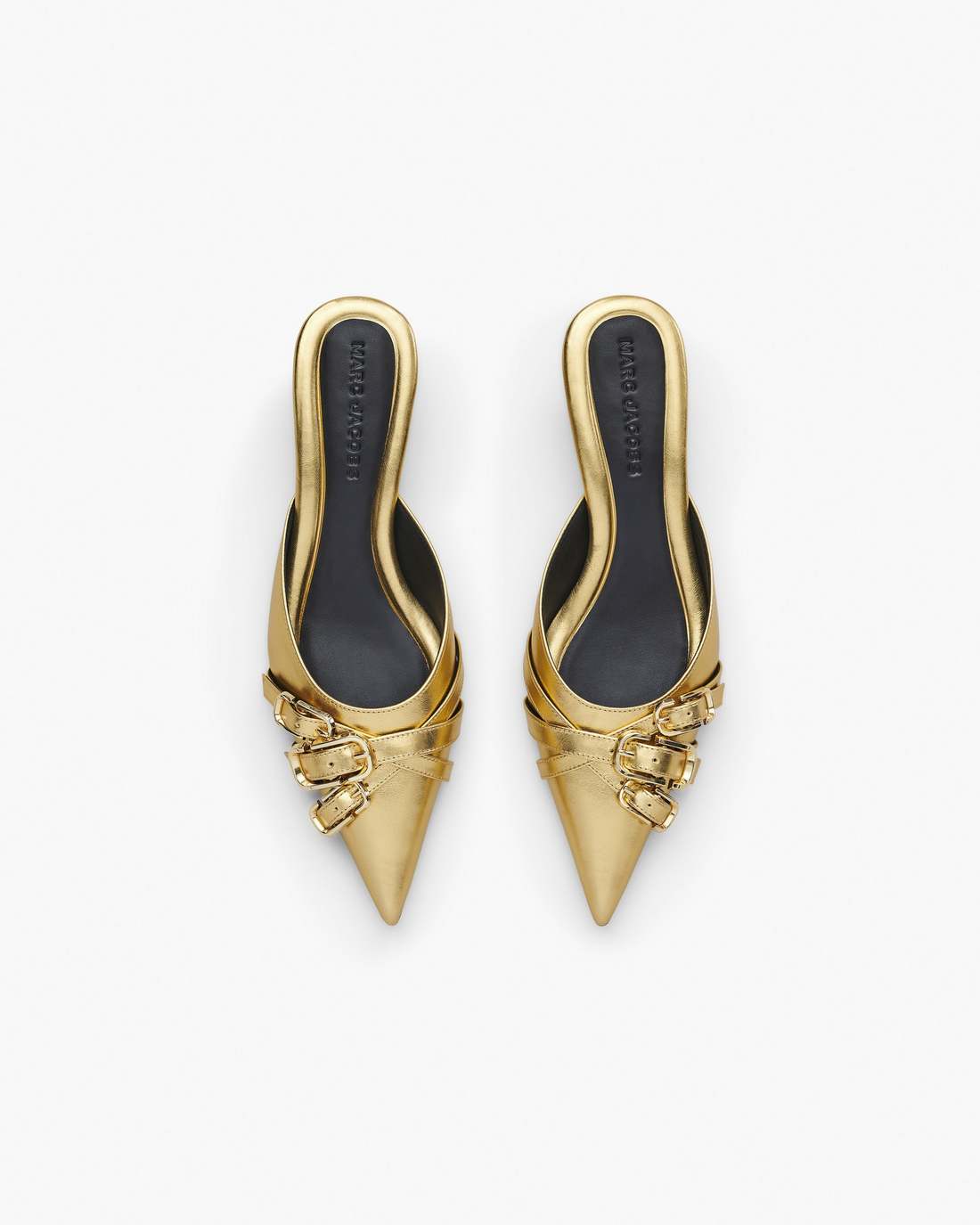 The Emma Kitten Heel Shiny Gold - Marc Jacobs