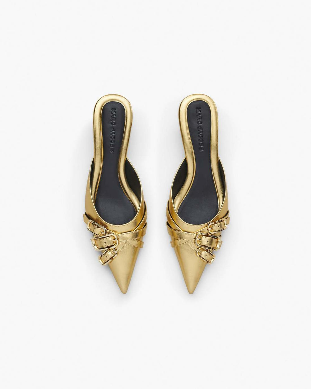 The Emma Kitten Heel Shiny Gold - Marc Jacobs
