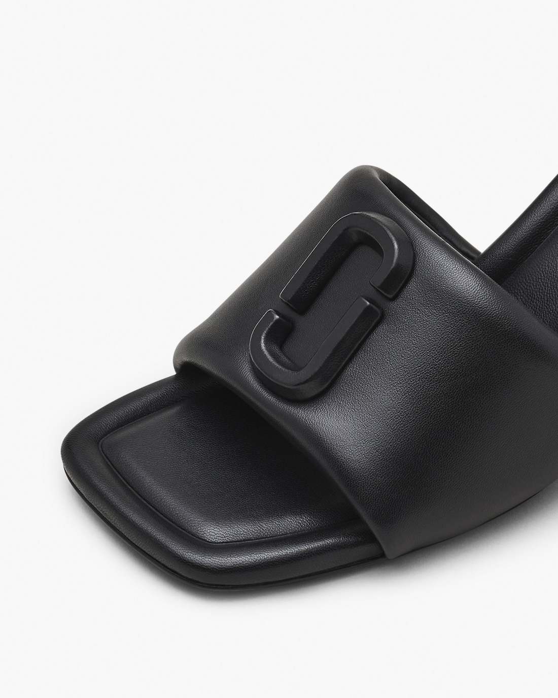 The Leather J Marc Heeled Sandal Black - Marc Jacobs