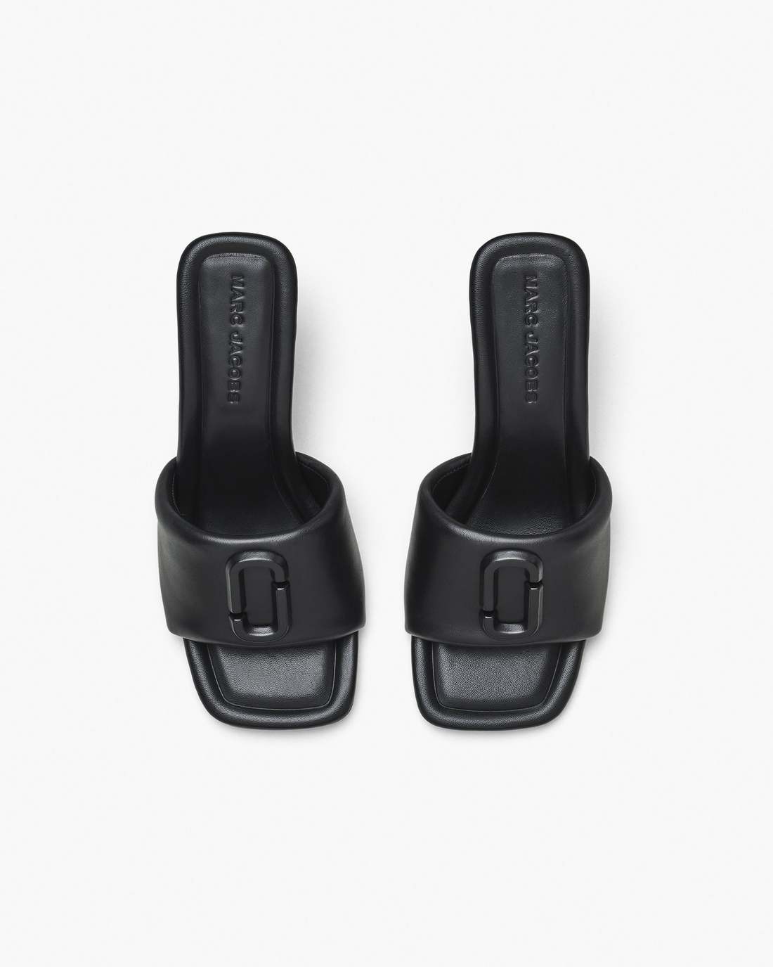 The Leather J Marc Heeled Sandal Black - Marc Jacobs
