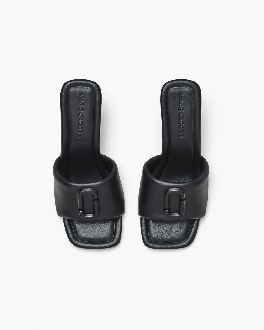 The Leather J Marc Heeled Sandal Black - Marc Jacobs