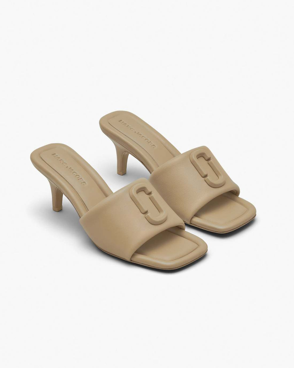The Leather J Marc Heeled Sandal Camel - Marc Jacobs