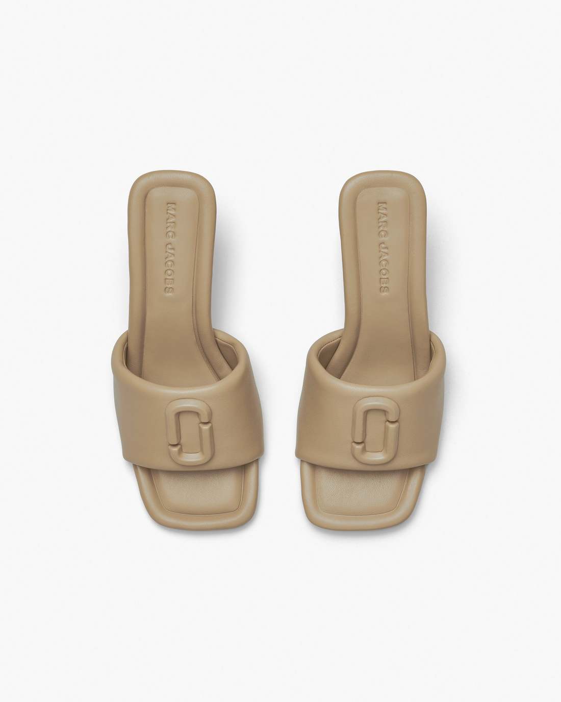 The Leather J Marc Heeled Sandal Camel - Marc Jacobs