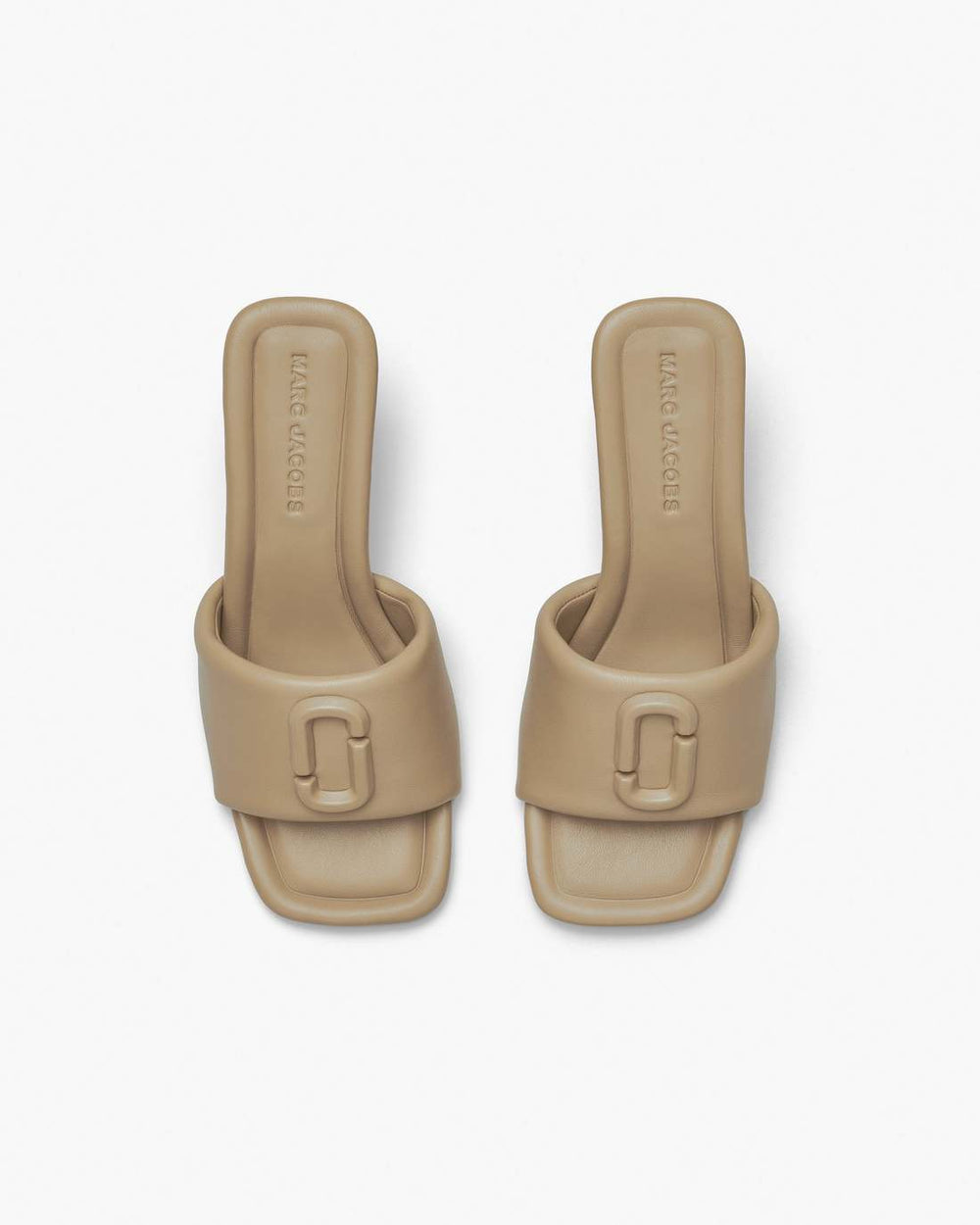 The Leather J Marc Heeled Sandal Camel - Marc Jacobs