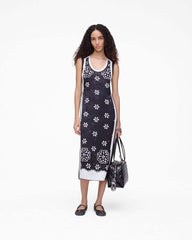 Trompe L'Oeil Eyelet Dress Black/White - Marc Jacobs