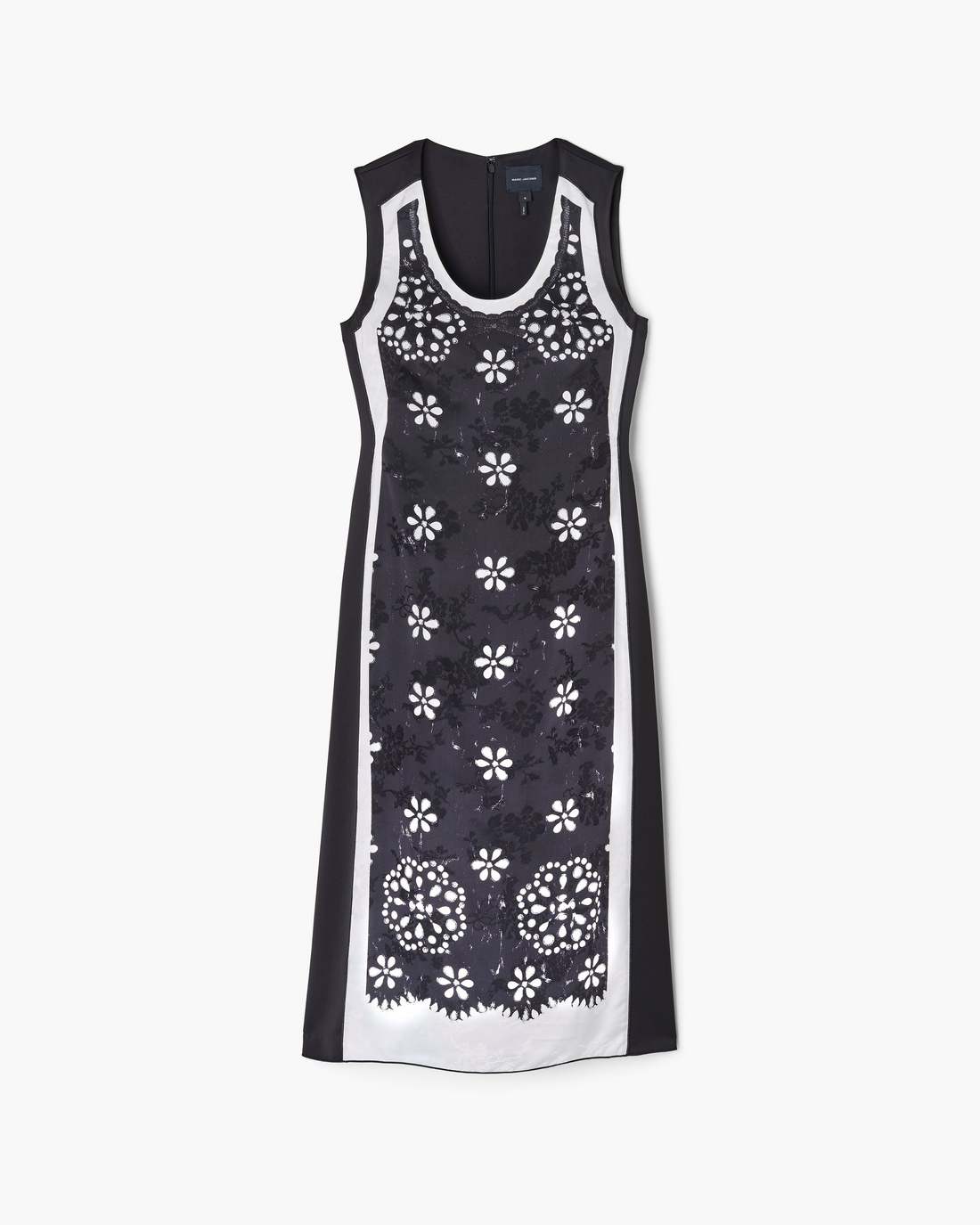Trompe L'Oeil Eyelet Dress Black/White - Marc Jacobs