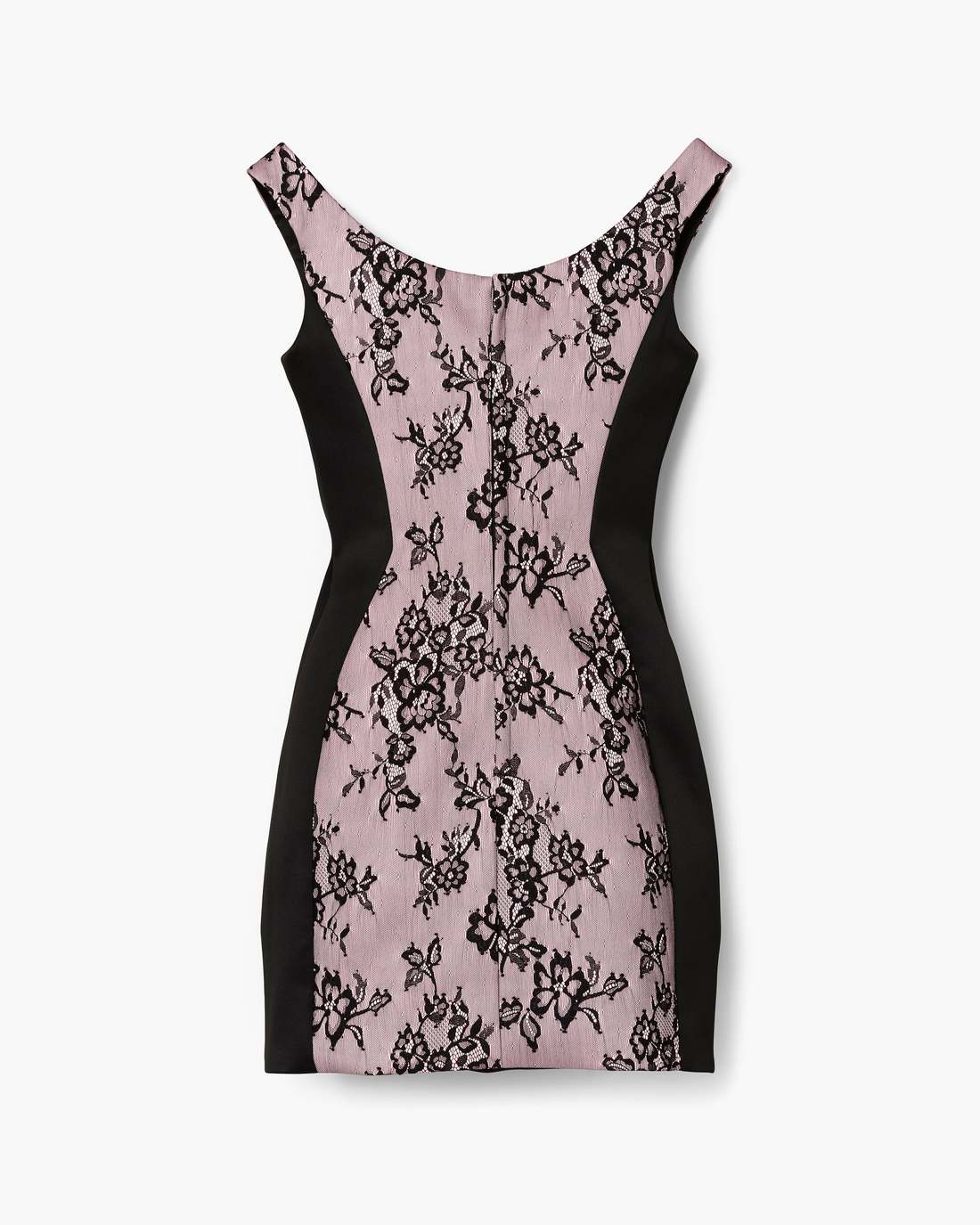 Sculpted Lace Shadow Dress Black Multi - Marc Jacobs