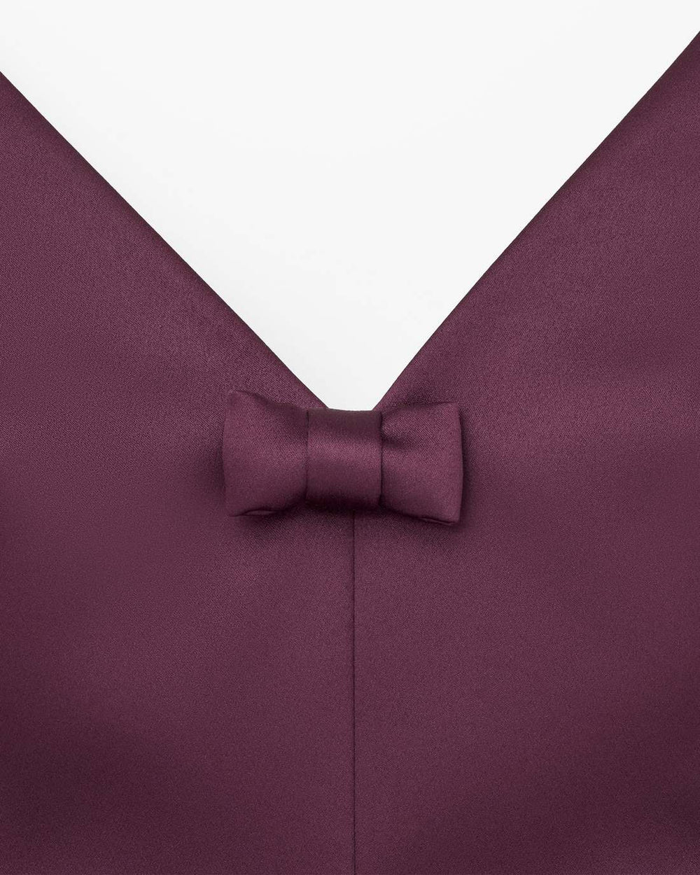 Satin Bow Dress Dark Plum - Marc Jacobs