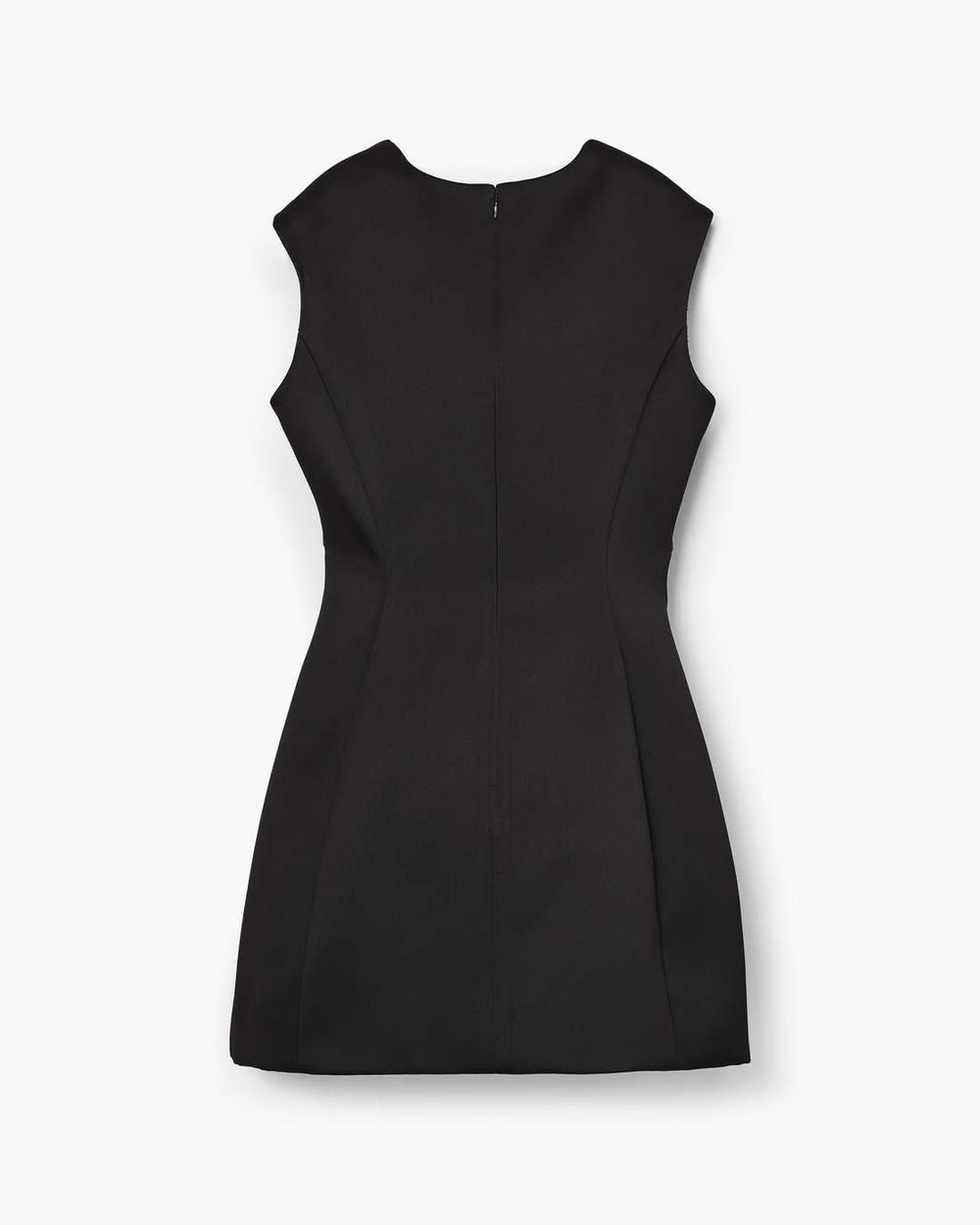 Seamed Up Satin Dress Black - Marc Jacobs