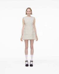 Sculptural Tweed Dress Ivory - Marc Jacobs