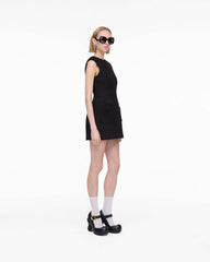 Sculptural Tweed Dress Black - Marc Jacobs