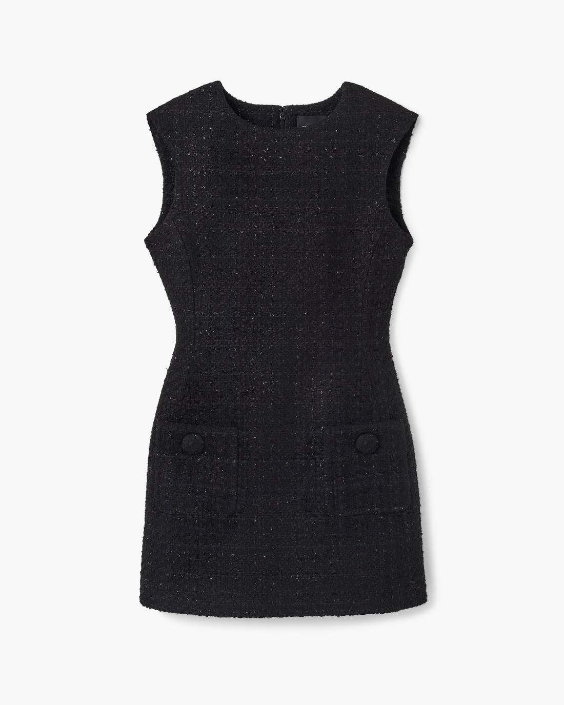 Sculptural Tweed Dress Black - Marc Jacobs