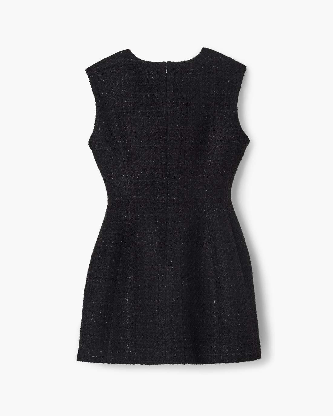 Sculptural Tweed Dress Black - Marc Jacobs