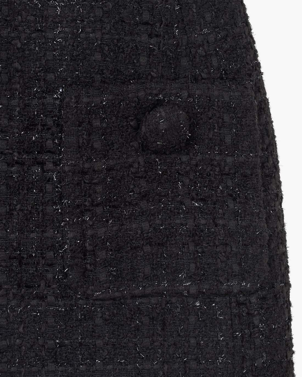 Sculptural Tweed Dress Black - Marc Jacobs