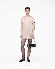Crushed Satin Dress Champagne - Marc Jacobs