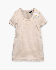 Crushed Satin Dress Champagne - Marc Jacobs