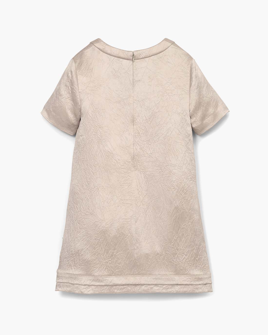 Crushed Satin Dress Champagne - Marc Jacobs