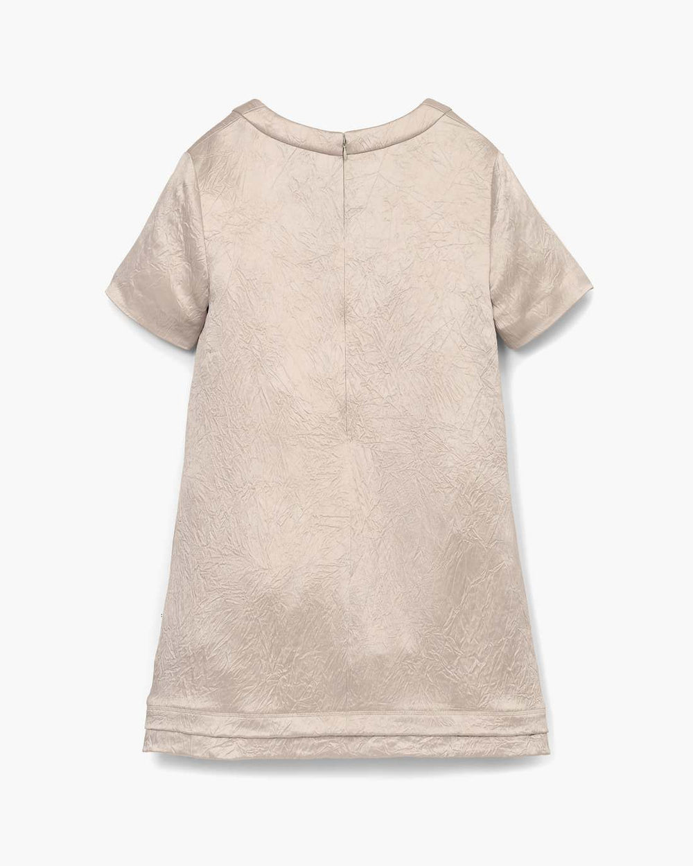 Crushed Satin Dress Champagne - Marc Jacobs