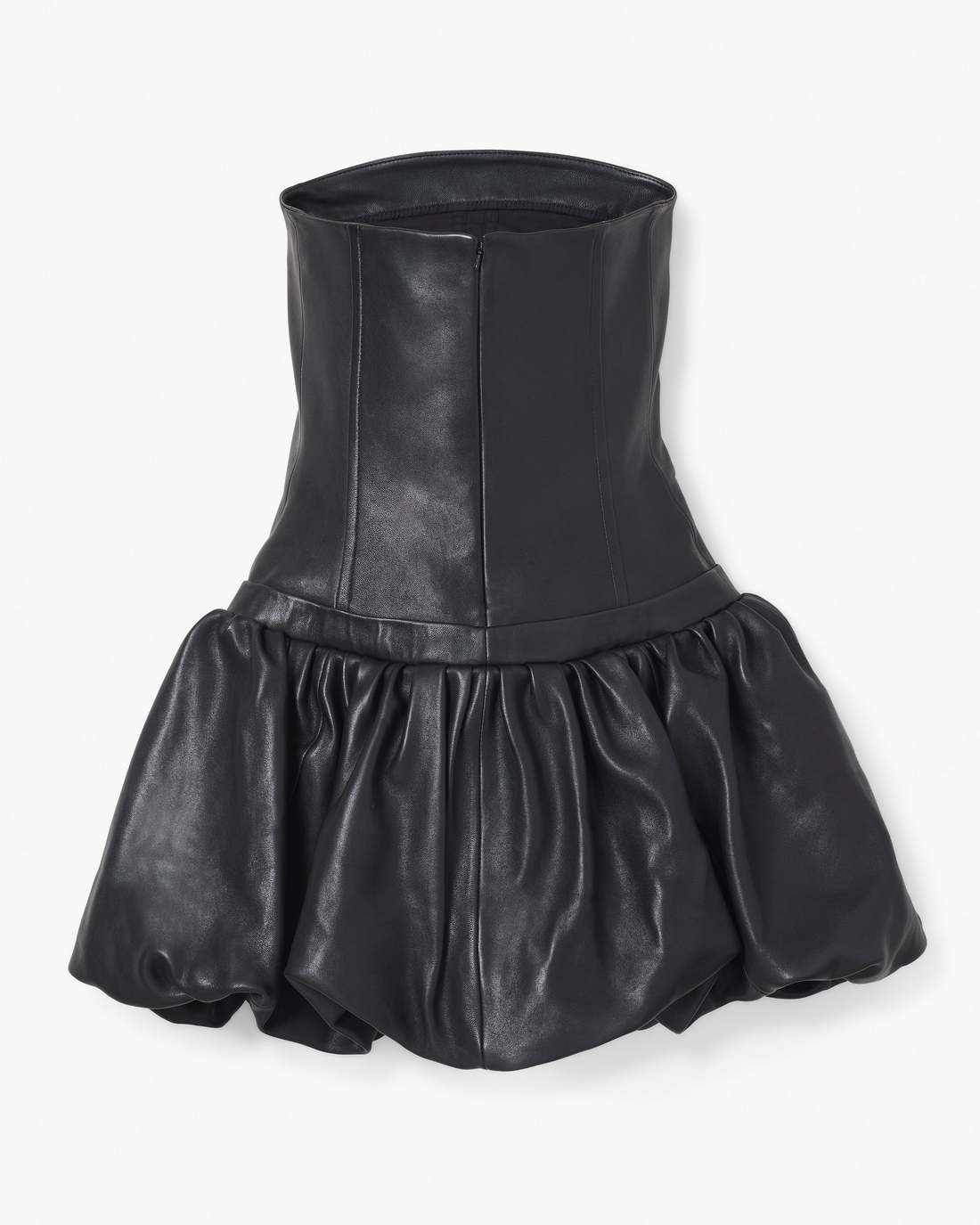 The Leather Bubble Dress Black - Marc Jacobs