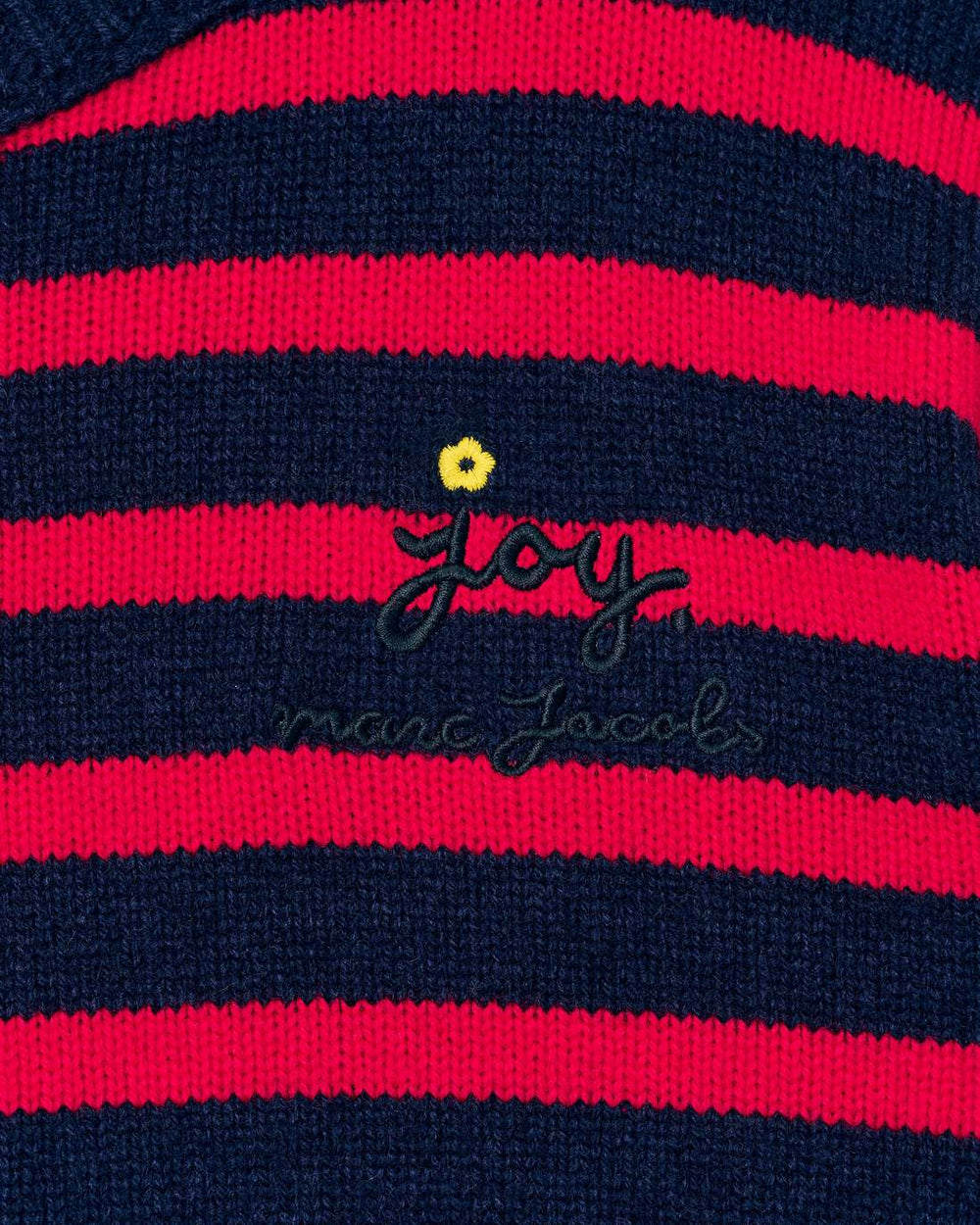 Joy Striped Crewneck Navy/Red - Marc Jacobs