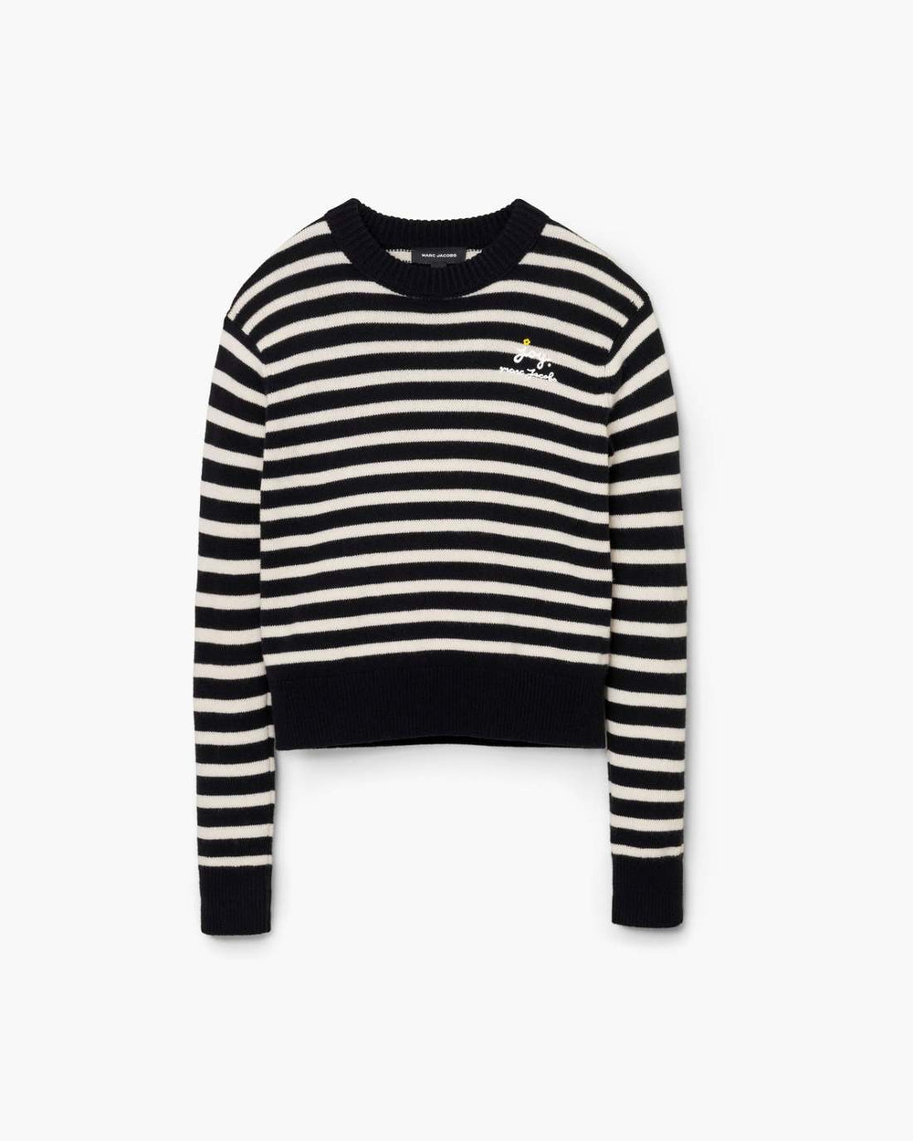Joy Striped Crewneck Black/White - Marc Jacobs