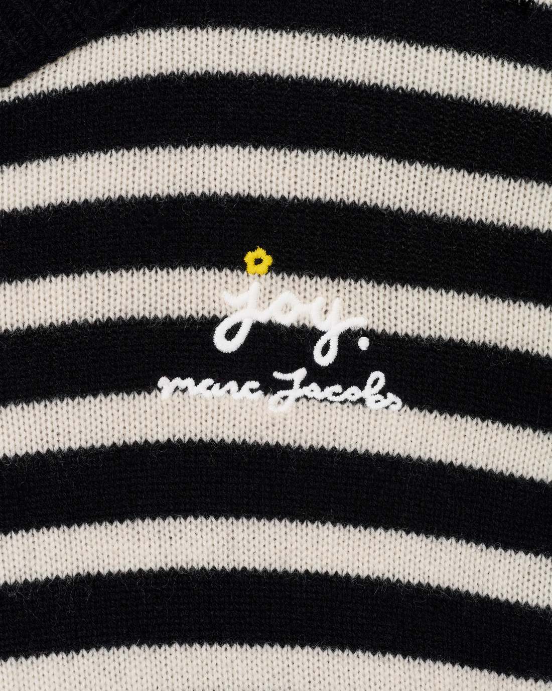 Joy Striped Crewneck Black/White - Marc Jacobs