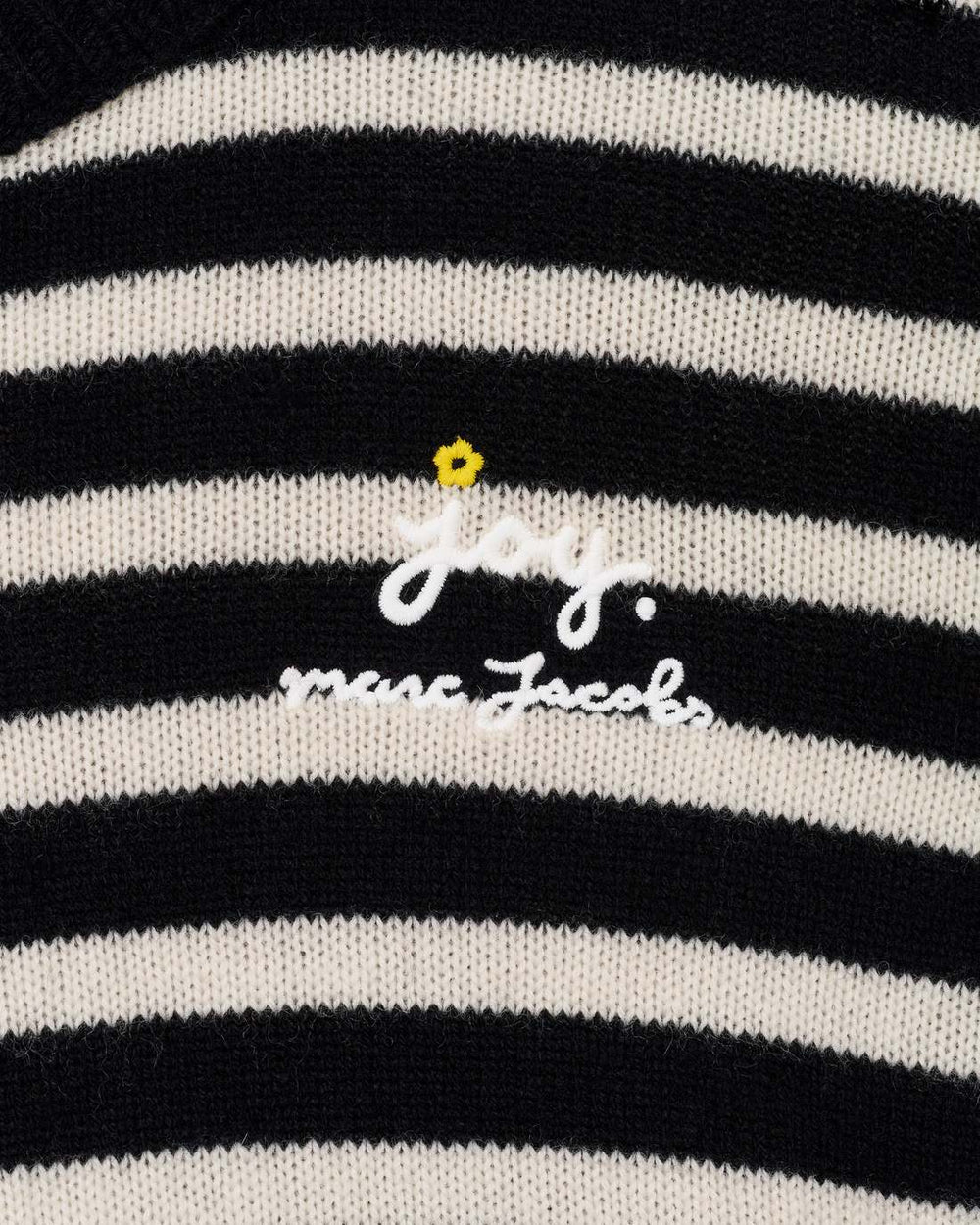 Joy Striped Crewneck Black/White - Marc Jacobs