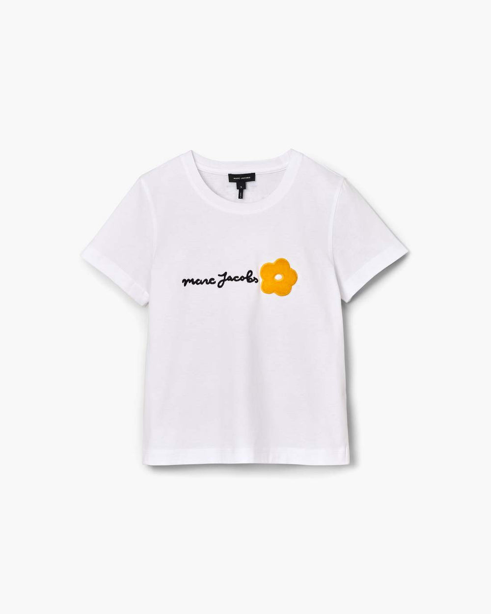 Daisy Logo Slim Tee White - Marc Jacobs