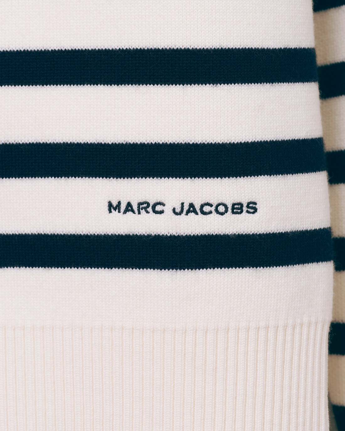 Breton Stripe Crewneck White/Navy - Marc Jacobs