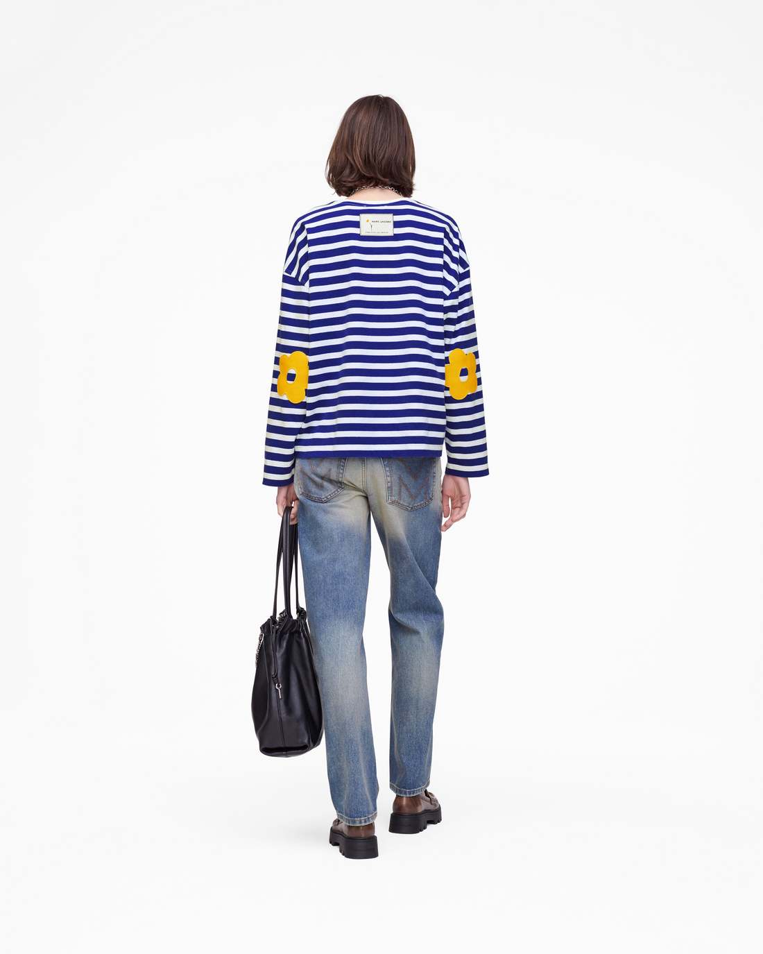 Daisy Striped Longsleeve Pansy/White - Marc Jacobs